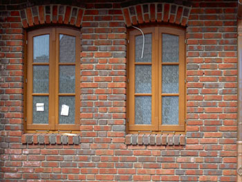 Stichbogenfenster mit Wiener Sprossen